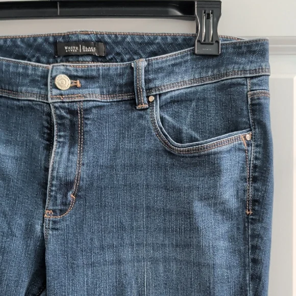 White House Black Market Blue Boot Cut Jeans - Picture 3 of 7